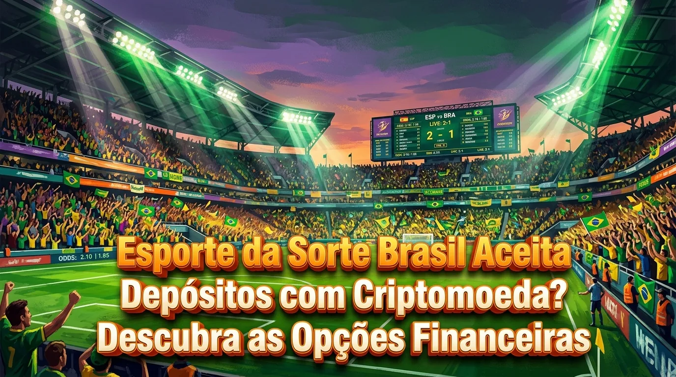 Esporte da Sorte Brasil Aceita Depósitos com Criptomoeda