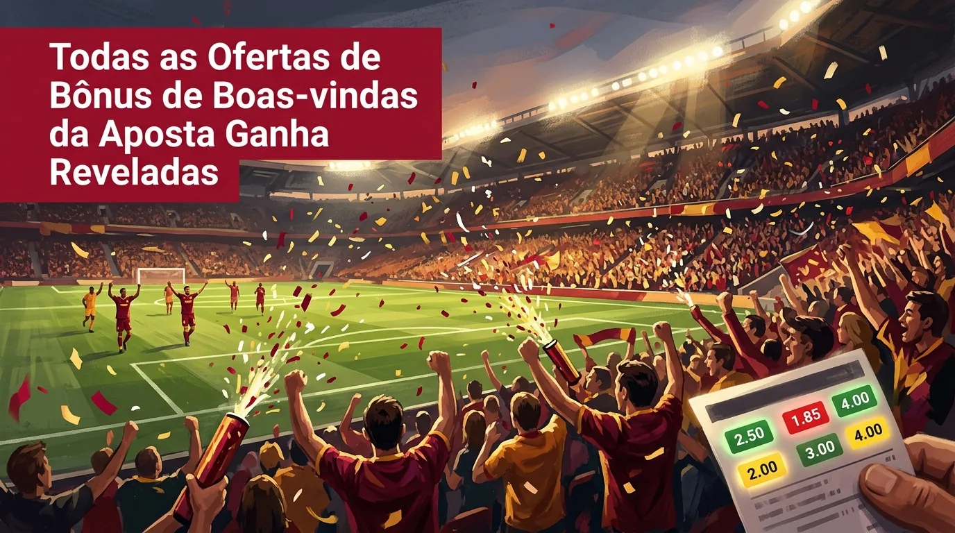 Torcida explode em euforia, celebrando ofertas de bônus da Aposta Ganha.